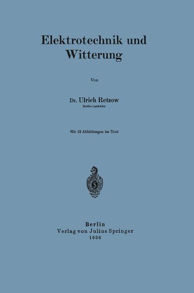 Produktbild: Elektrotechnik und Witterung