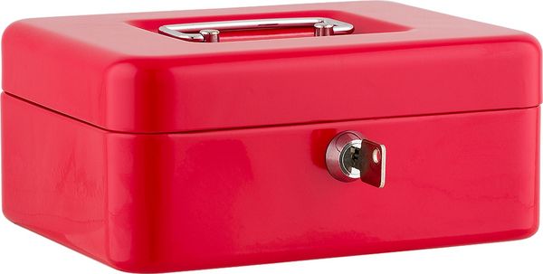 Produktbild: SAX Geldkassette 20x16x9 cm, rot