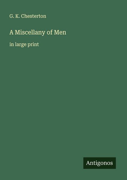 Produktbild: A Miscellany of Men