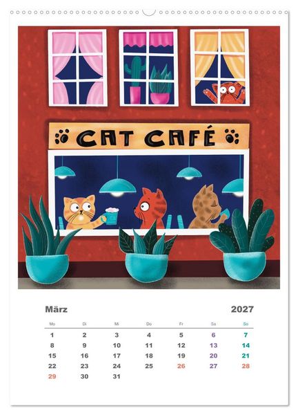 Produktbild: Leopold der Dritte - Ein Kater zum Knuddeln (hochwertiger Premium Wandkalender 2027 DIN A2 hoch), Kunstdruck in Hochglanz