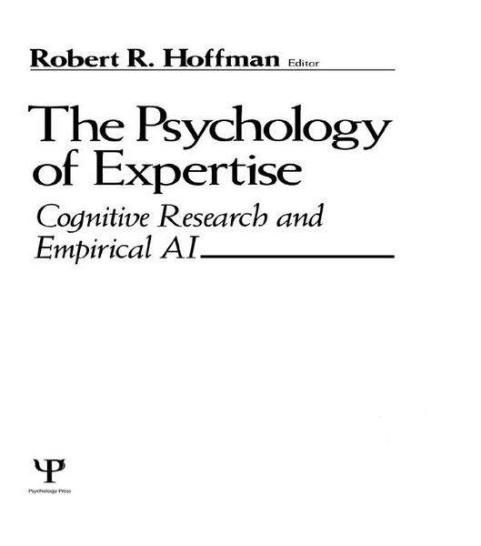 Produktbild: The Psychology of Expertise