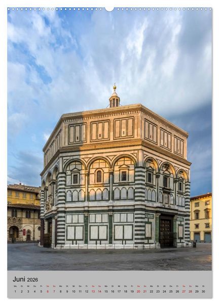 Produktbild: FLORENZ Impressionen bei Tag und Nacht (Wandkalender 2026 DIN A2 hoch), CALVENDO Monatskalender