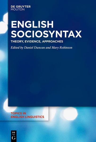 Produktbild: English Sociosyntax