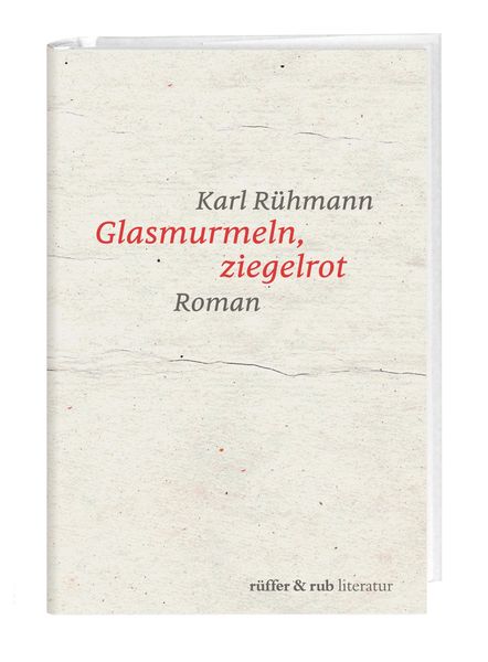 Produktbild: Glasmurmeln, ziegelrot