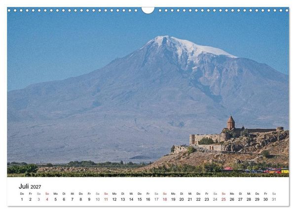 Produktbild: Eine Reise durch Armenien (Wandkalender 2027 DIN A3 quer), CALVENDO Monatskalender