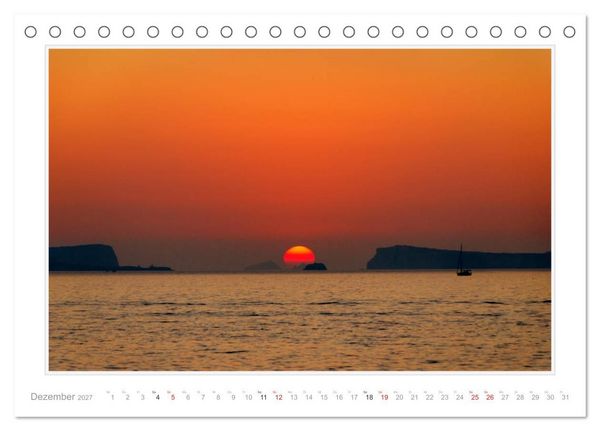 Produktbild: Ibiza und Formentera Impressionen (Tischkalender 2027 DIN A5 quer), CALVENDO Monatskalender