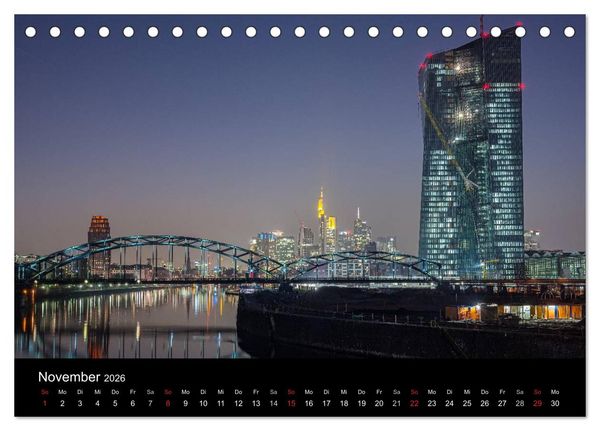 Produktbild: Frankfurt am Main (Tischkalender 2026 DIN A5 quer), CALVENDO Monatskalender