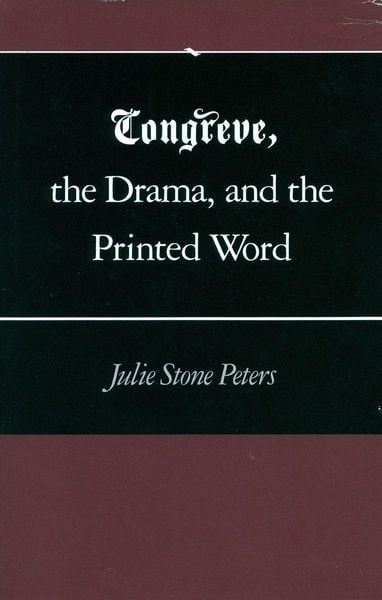 Produktbild: Congreve, the Drama, and the Printed Word