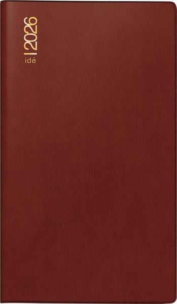 Rido Book Calendar Manager Planner TM 20.5×26 Cm 1 Week 2 Pages Leather Black 2026 - View #11