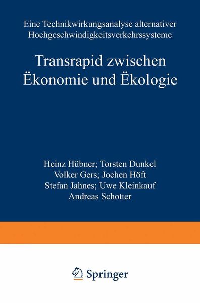 Produktbild: Transrapid zwischen &Ouml;konomie und &Ouml;kologie