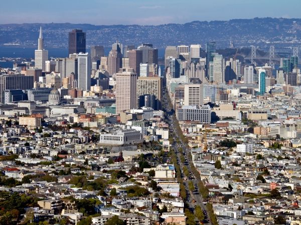 Produktbild: CALVENDO Puzzle SAN FRANCISCO Aussicht von Twin Peaks | 1000 Teile Lege-Gr&ouml;&szlig;e 64x48cm Foto-Puzzle f&uuml;r gl&uuml;ckliche Stunden