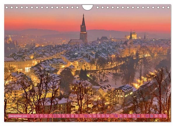 Produktbild: Amazing Berne - Switzerland (Wall Calendar 2026 DIN A4 landscape), CALVENDO 12 Month Wall Calendar