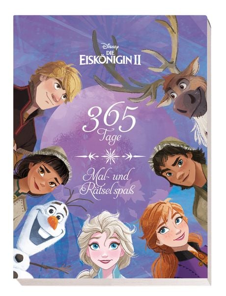 Produktbild: Disney Die Eiskönigin 2: 365 Tage Mal- und Rätselspaß