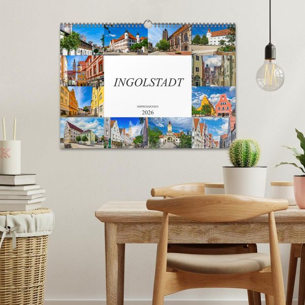 Produktbild: Ingolstadt Impressionen (Wandkalender 2026 DIN A3 quer), CALVENDO Monatskalender