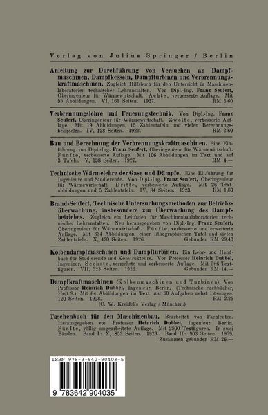 Produktbild: Bau und Berechnung der Dampfturbinen