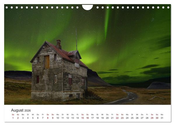 Produktbild: Landschaftstr&auml;ume in den Westfjorden (Wandkalender 2026 DIN A4 quer), CALVENDO Monatskalender