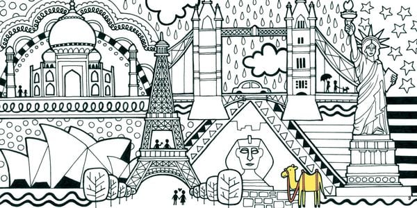 Produktbild: Kunterbunte Urlaubskritzeleien to go