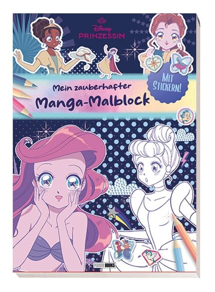 Produktbild: Disney Prinzessin: Mein zauberhafter Manga-Malblock