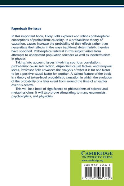 Produktbild: Probabilistic Causality