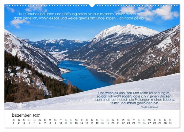 Produktbild: Christliche Bildpoesie 2027 (Wandkalender 2027 DIN A2 quer), CALVENDO Monatskalender