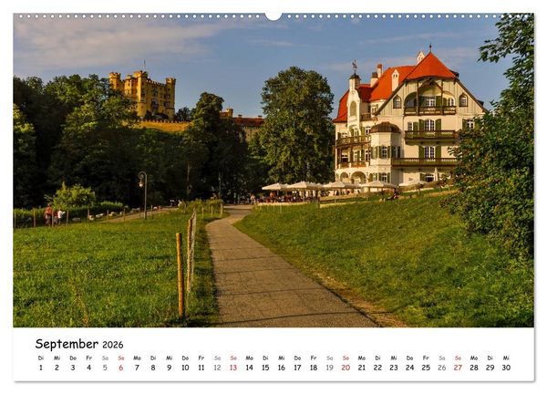 Produktbild: Unterwegs im Allg&auml;u (Wandkalender 2026 DIN A2 quer), CALVENDO Monatskalender