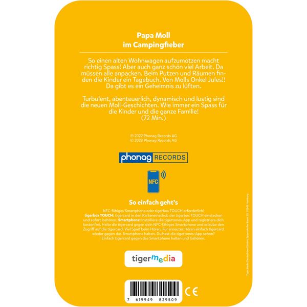 Produktbild: Tigercard - Papa Moll im Campingfieber