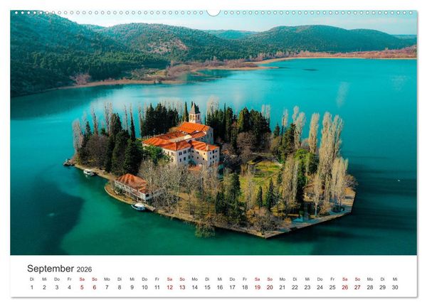 Produktbild: Kroatien - Eine Reise durch traumhafte Landschaften. (hochwertiger Premium Wandkalender 2026 DIN A2 quer), Kunstdruck in Hochglanz