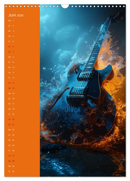 Produktbild: Strings & Dreams: Ein Jahr musikalischer Inspiration (Wandkalender 2026 DIN A3 hoch), CALVENDO Monatskalender