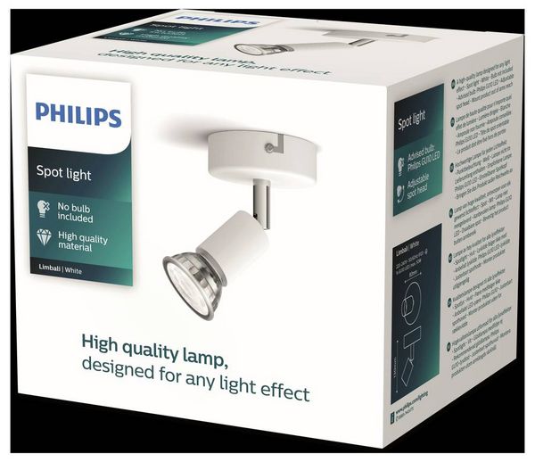 Produktbild: Philips Limbali 8719514465138 Deckenstrahler GU10 Wei&szlig;