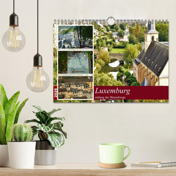 Produktbild: Luxemburg entlang des Wenzelwegs (Wandkalender 2026 DIN A4 quer), CALVENDO Monatskalender