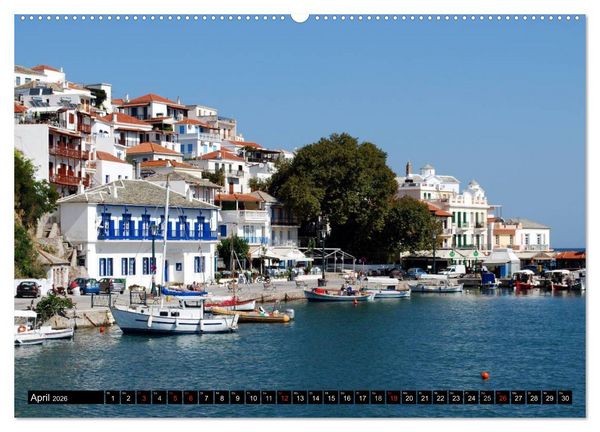 Produktbild: Skiathos Skopelos und Alonissos Griechenland (Wandkalender 2026 DIN A2 quer), CALVENDO Monatskalender