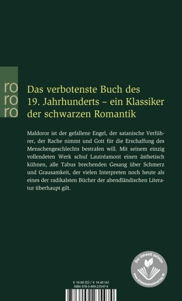 Produktbild: Die Ges&auml;nge des Maldoror