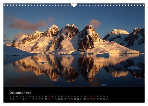 Produktbild: Antarktische Impressionen (Wandkalender 2026 DIN A3 quer), CALVENDO Monatskalender