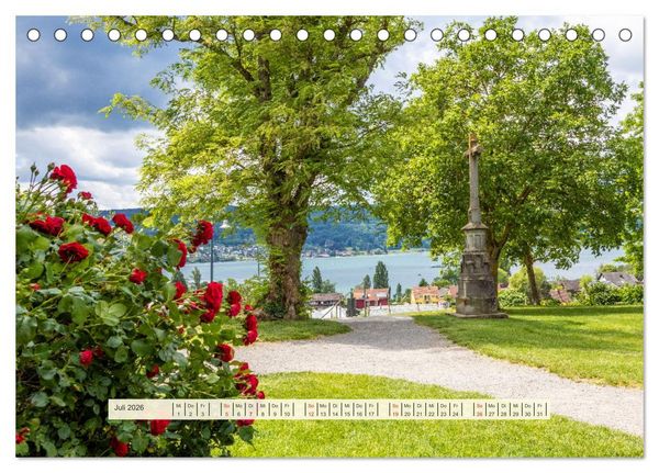 Produktbild: Rund um den Bodensee (Tischkalender 2026 DIN A5 quer), CALVENDO Monatskalender