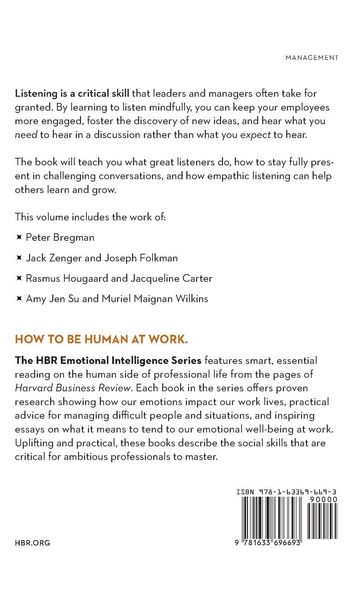 Produktbild: Mindful Listening (HBR Emotional Intelligence Series)