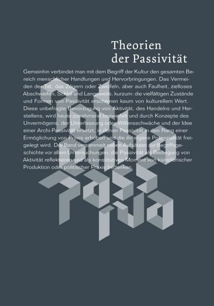 Produktbild: Theorien der Passivit&auml;t