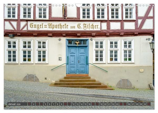Produktbild: Ein Blick auf Homberg an der Efze in Farbe (Wandkalender 2026 DIN A3 quer), CALVENDO Monatskalender