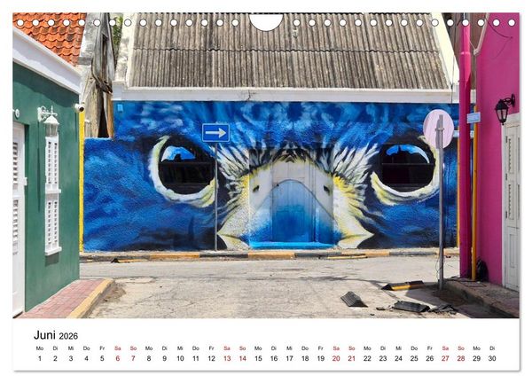 Produktbild: Willemstad - Die bunte Seite von Cura&ccedil;ao (Wandkalender 2026 DIN A4 quer), CALVENDO Monatskalender