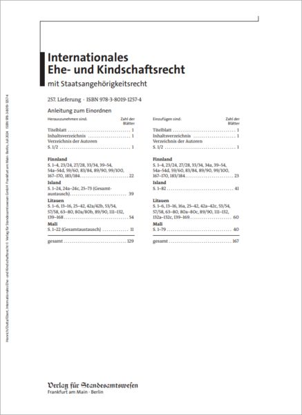 Produktbild: Internationales Ehe- und Kindschaftsrecht mit Staatsangeh&ouml;rigkeitsrecht
