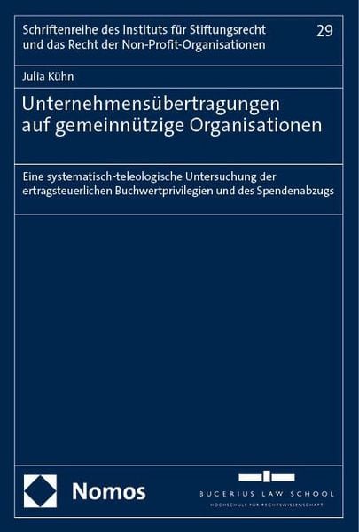 Produktbild: Unternehmens&uuml;bertragungen auf gemeinn&uuml;tzige Organisationen