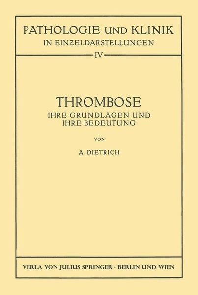 Produktbild: Thrombose