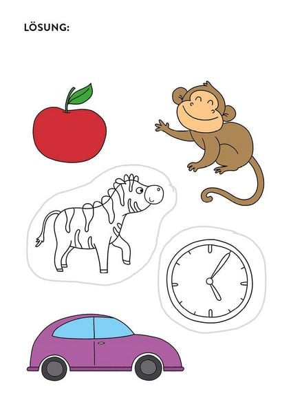 Produktbild: Mein bunter Lernspielblock &ndash; Kindergarten: Erste Buchstaben