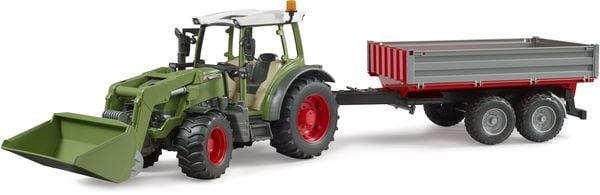 Bruder - Fendt Vario 211 mit Frontlader und Bordwandanhänger