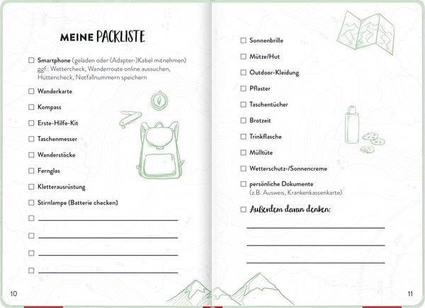Produktbild: Wandertagebuch