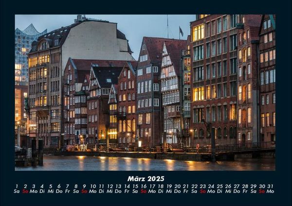 Produktbild: Hamburg 2025 Fotokalender DIN A4