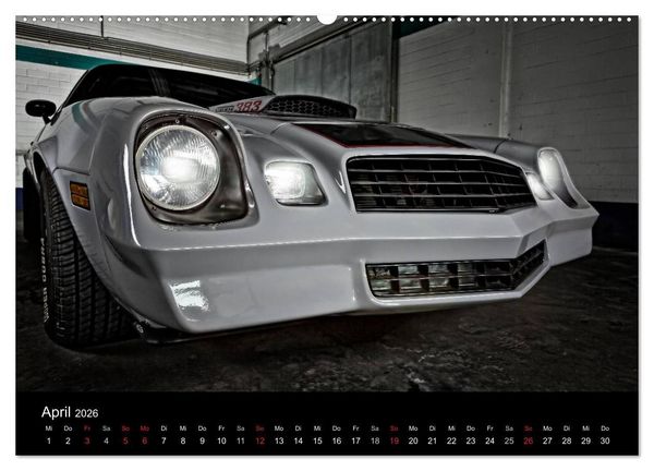 Produktbild: Chevrolet Camaro &acute;79 (hochwertiger Premium Wandkalender 2026 DIN A2 quer), Kunstdruck in Hochglanz