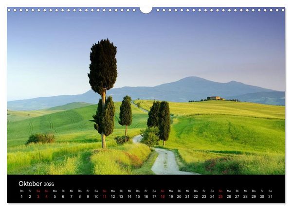 Produktbild: Toskana &ndash; Traumlandschaft in Italien (Wandkalender 2026 DIN A3 quer), CALVENDO Monatskalender