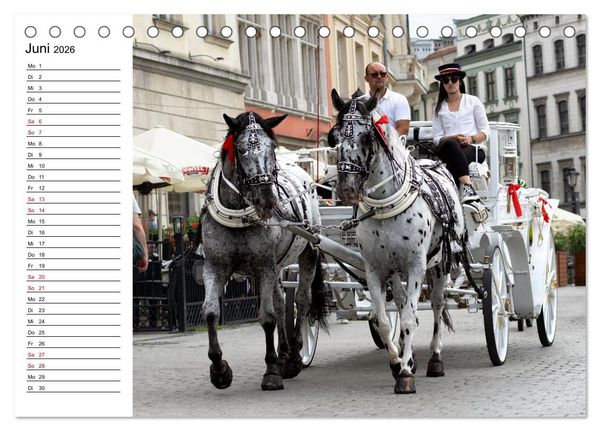 Produktbild: Besucht doch mal Krakau (Tischkalender 2026 DIN A5 quer), CALVENDO Monatskalender