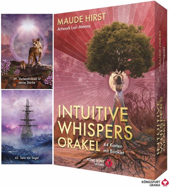 Produktbild: Intuitive Whispers Orakel - 44 Karten mit Booklet - Inspirationskarten