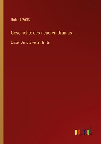 Produktbild: Geschichte des neueren Dramas